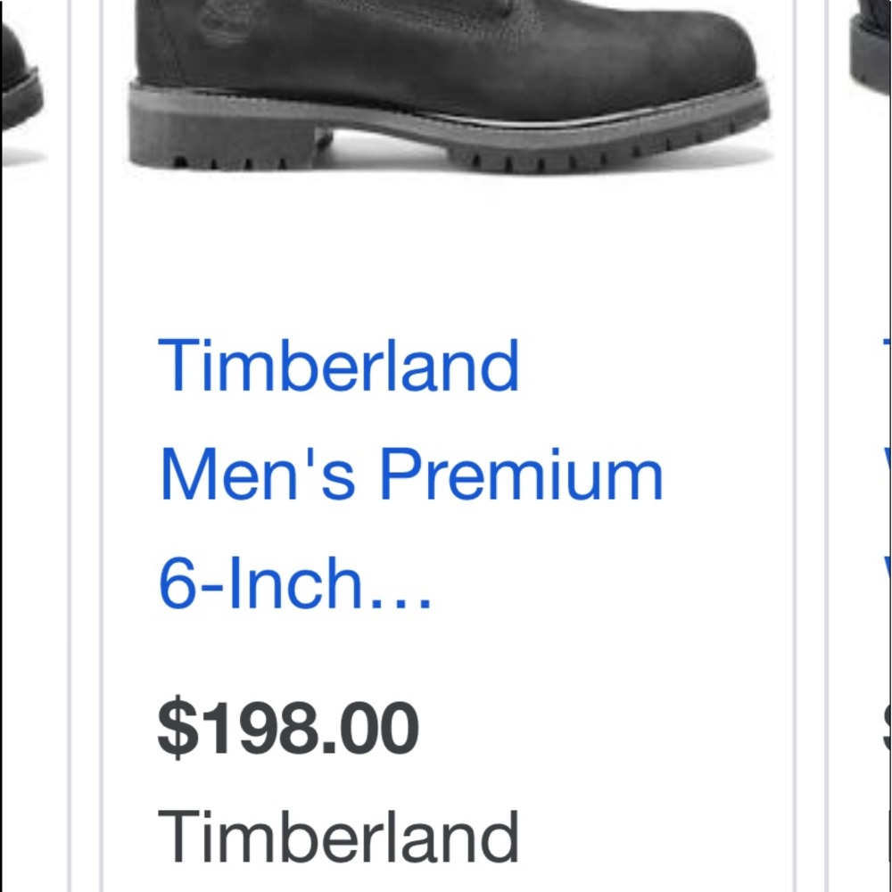 Timberland Black Boots - Picture 2 of 9